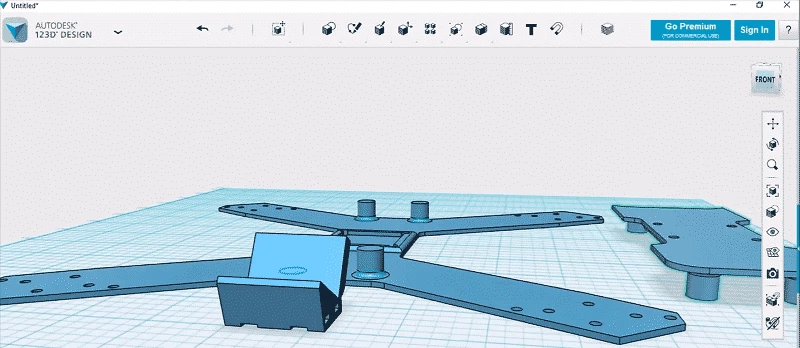 Autodesk 123D Design — skærmbillede 3